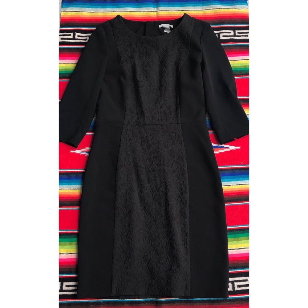H&M Fit and Flare Black Dress